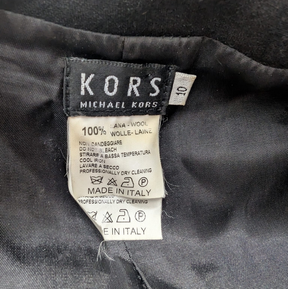 Women's Michael Kors size 10 suit jacket VGUC. 100% wool Made in Italy - Picture 5 of 5